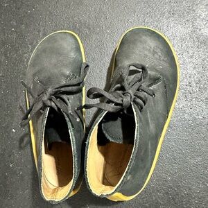 KIDS Vivi barefoot black leather shoes